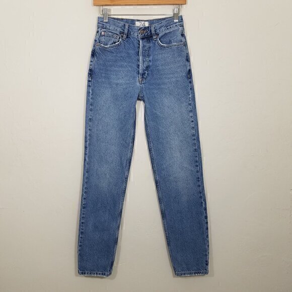 We The Free Denim - We The Free People Button Fly Jeans Blue Size 24